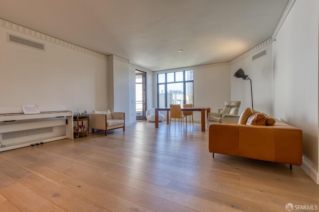 875 California St Unit 403, San Francisco, CA 94108 - living area with light wood-style floors