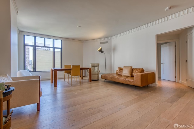 875 California St Unit 403, San Francisco, CA 94108 - living area featuring light wood-style flooring