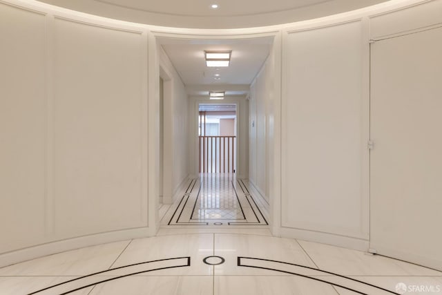 875 California St Unit 403, San Francisco, CA 94108 - hallway with tile patterned floors and inlaid floor details