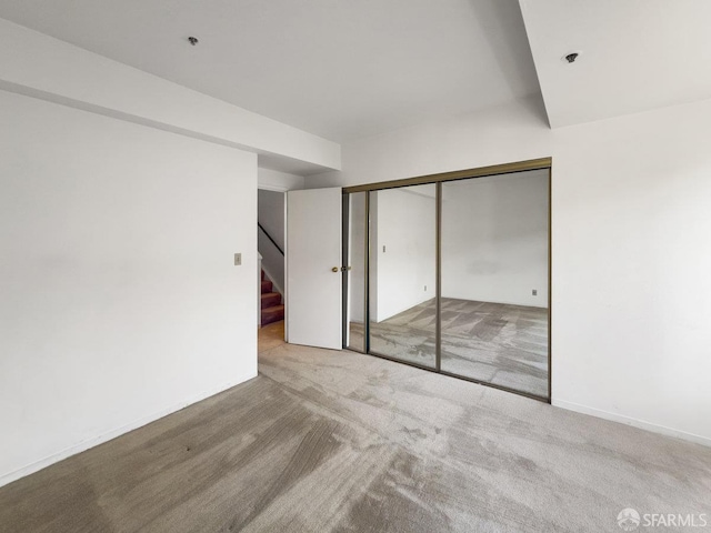 601 Van Ness Ave Unit 71, San Francisco, CA 94102 - unfurnished bedroom with carpet flooring and a closet