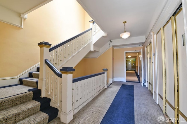 interior space with stairway