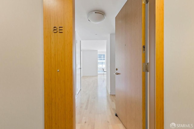 301 Mission St Unit 8E, San Francisco, CA 94105 - corridor with light wood-type flooring