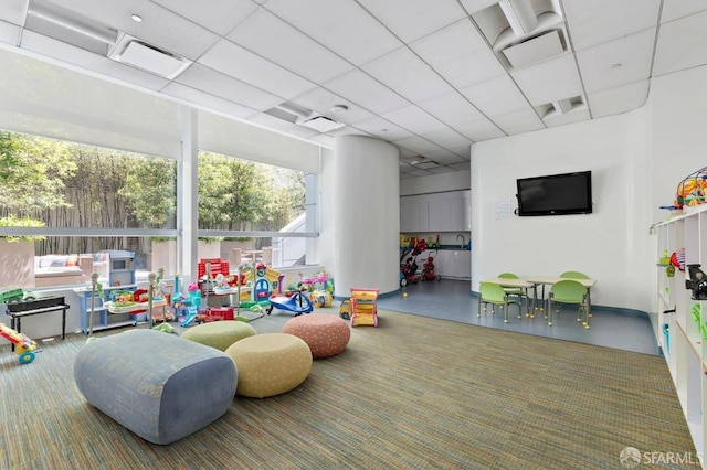 301 Mission St Unit 8E, San Francisco, CA 94105 - playroom with carpet