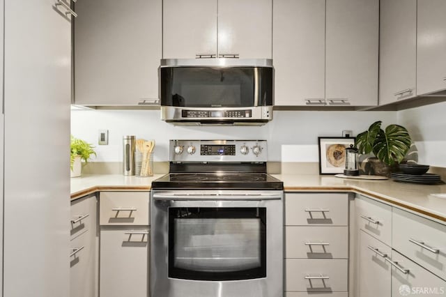 kitchen with stainless steel appliances