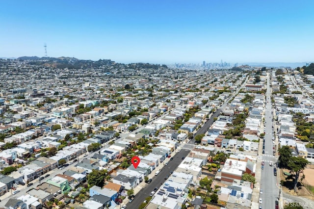 738 Athens St, San Francisco, CA 94112 - aerial overview of property's location featuring mountains