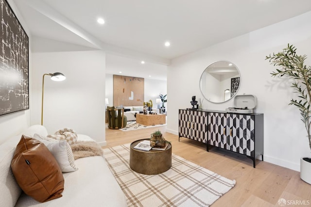 738 Athens St, San Francisco, CA 94112 - living area with wood finished floors and recessed lighting