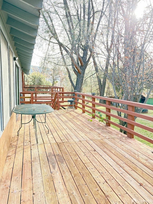 view of deck