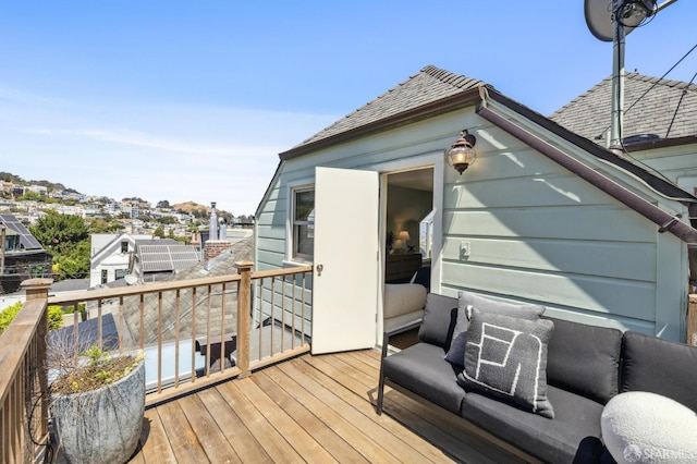 318 Caselli Ave, San Francisco, CA 94114 - view of wooden deck