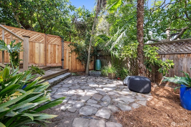 318 Caselli Ave, San Francisco, CA 94114 - fenced backyard with a patio area