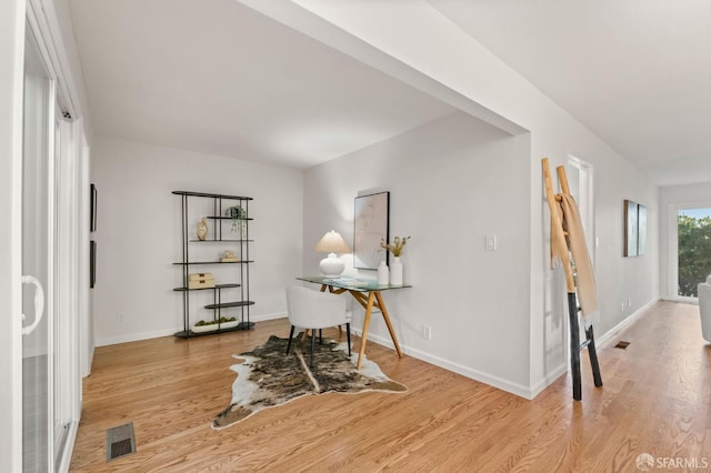 2811 Bayview Dr, Alameda, CA 94501 - office space featuring wood finished floors and baseboards