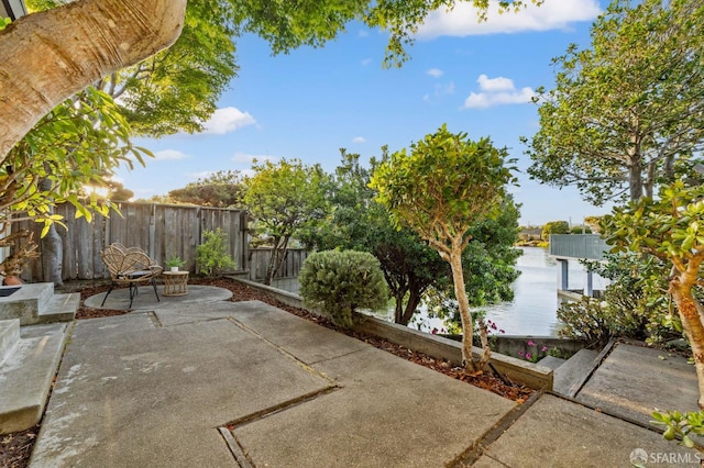 2811 Bayview Dr, Alameda, CA 94501 - view of patio with a water view