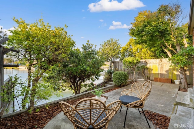 2811 Bayview Dr, Alameda, CA 94501 - view of patio / terrace featuring a water view