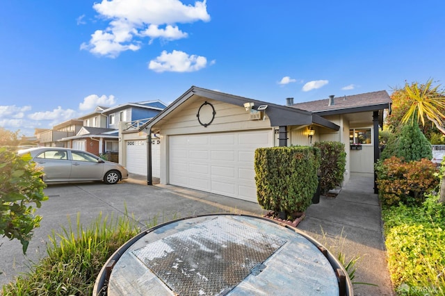 2811 Bayview Dr, Alameda, CA 94501 - view of front of home with an attached garage and driveway