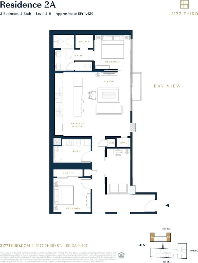 2177 3rd St Unit 321, San Francisco, CA 94107 - floor plan / room layout