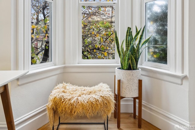 view of sitting room