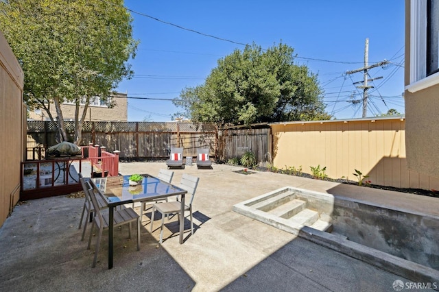 view of patio