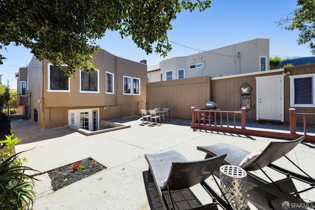 exterior space featuring a patio area