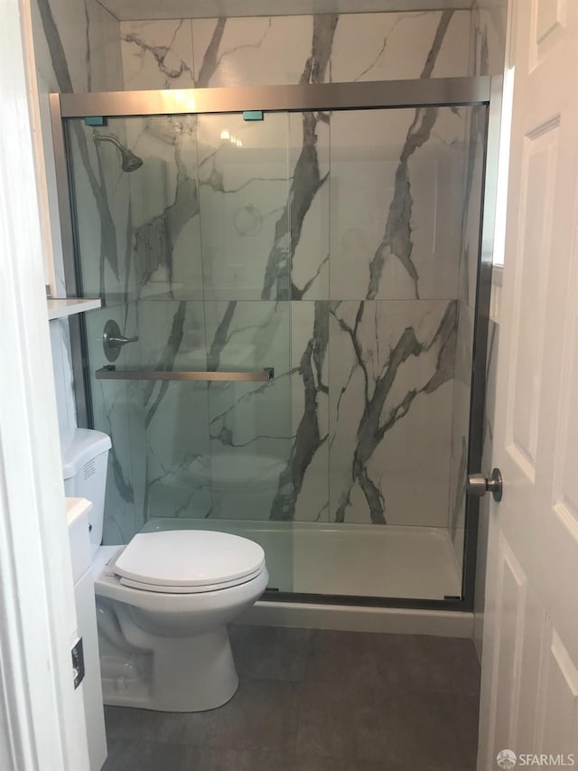 3-5 Sonoma St, San Francisco, CA 94133 - bathroom featuring toilet and a marble finish shower