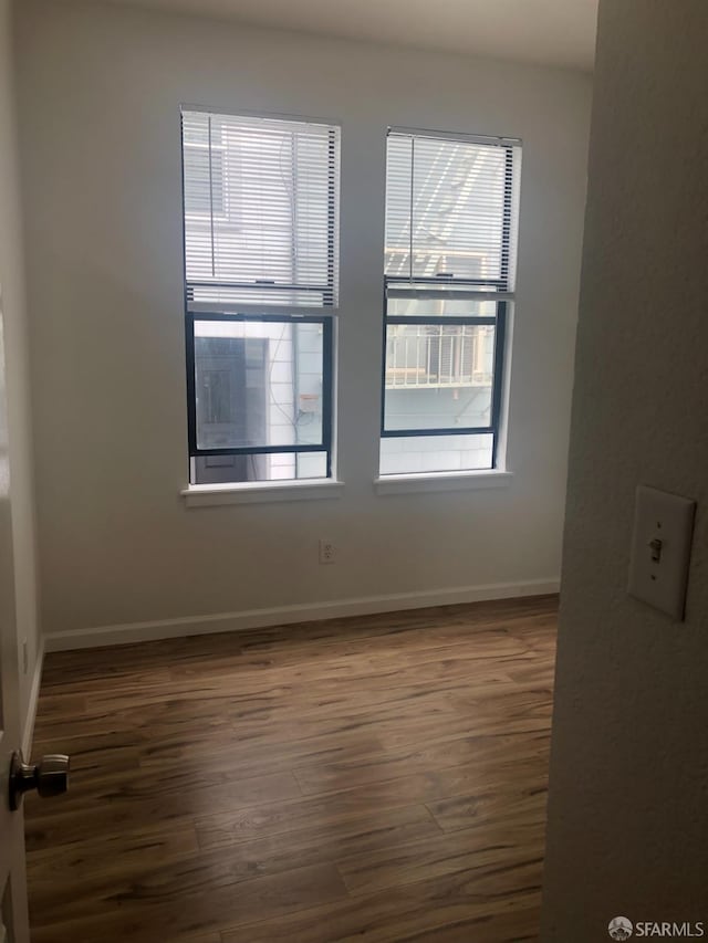 3-5 Sonoma St, San Francisco, CA 94133 - spare room with wood finished floors and baseboards