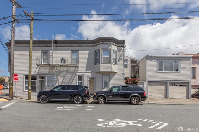 201 Richland Ave, San Francisco, CA 94110 - view of front of property with a garage