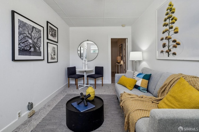 32-34 Gough St, San Francisco, CA 94103 - living room featuring carpet flooring and baseboards
