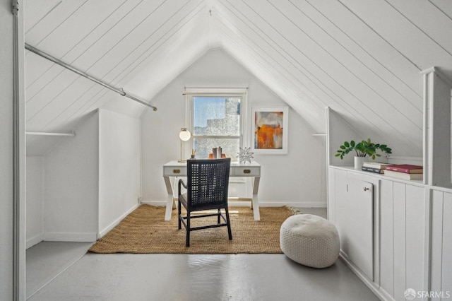 32-34 Gough St, San Francisco, CA 94103 - additional living space with vaulted ceiling and baseboards