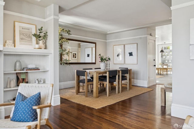 24 Mirabel Ave, San Francisco, CA 94110 - dining space featuring wood finished floors, baseboards, and built in features