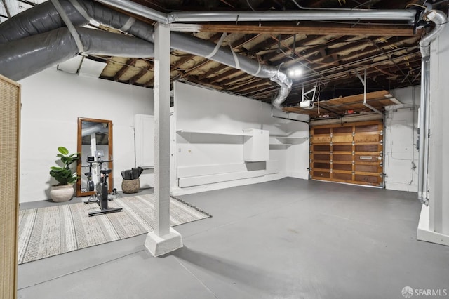 24 Mirabel Ave, San Francisco, CA 94110 - garage featuring a garage door opener