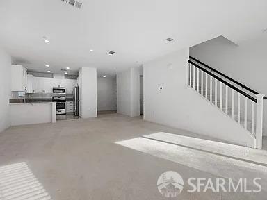 view of unfurnished living room