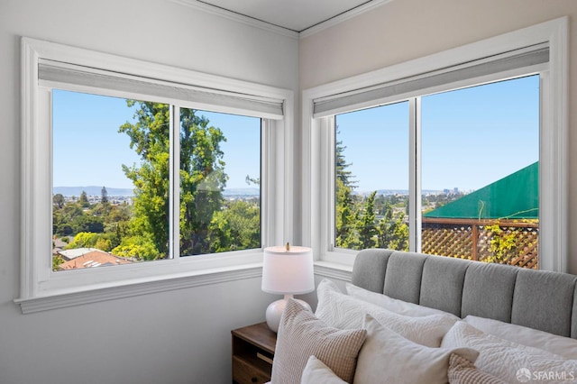 4551 Fairbairn Ave, Oakland, CA 94619 - living room featuring ornamental molding