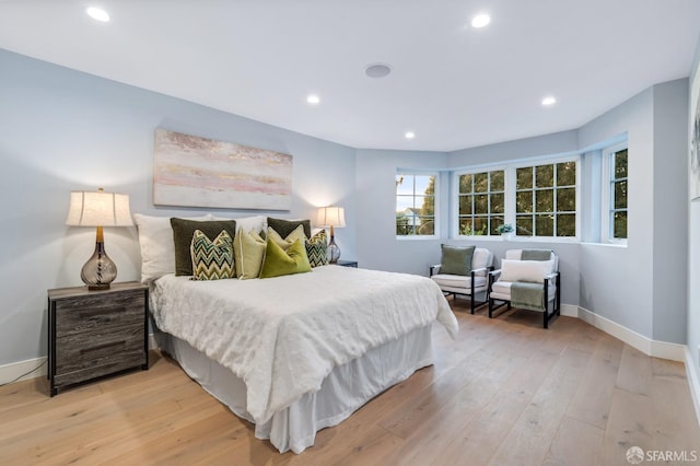 65 San Pablo Ave, San Francisco, CA 94127 - bedroom featuring baseboards, light wood finished floors, and recessed lighting