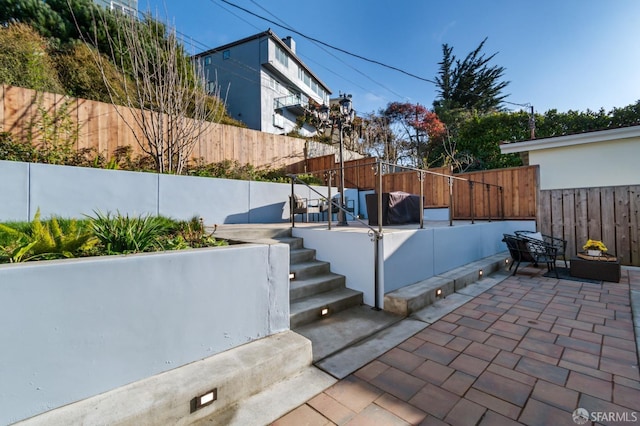 65 San Pablo Ave, San Francisco, CA 94127 - view of patio featuring a fenced backyard