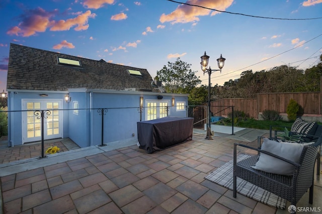 65 San Pablo Ave, San Francisco, CA 94127 - view of patio / terrace featuring french doors and fence