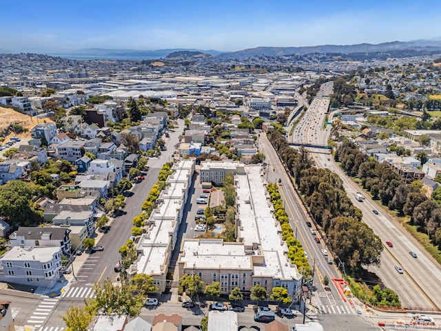 2225 23rd St Unit 318, San Francisco, CA 94107 - aerial view of a main thoroughfare and mountains