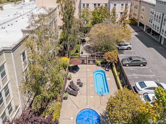 2225 23rd St Unit 318, San Francisco, CA 94107 - aerial view of a pool