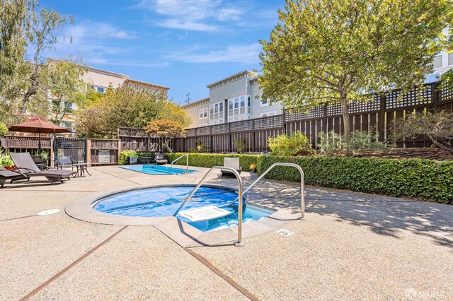 2225 23rd St Unit 318, San Francisco, CA 94107 - view of pool featuring a swimming pool and a patio