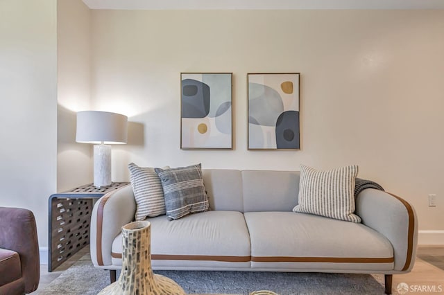 2225 23rd St Unit 318, San Francisco, CA 94107 - living area with baseboards and wood finished floors
