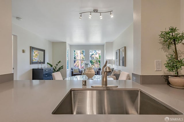 2225 23rd St Unit 318, San Francisco, CA 94107 - kitchen with open floor plan and light countertops