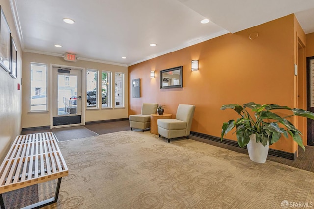 2225 23rd St Unit 318, San Francisco, CA 94107 - building lobby featuring recessed lighting and crown molding