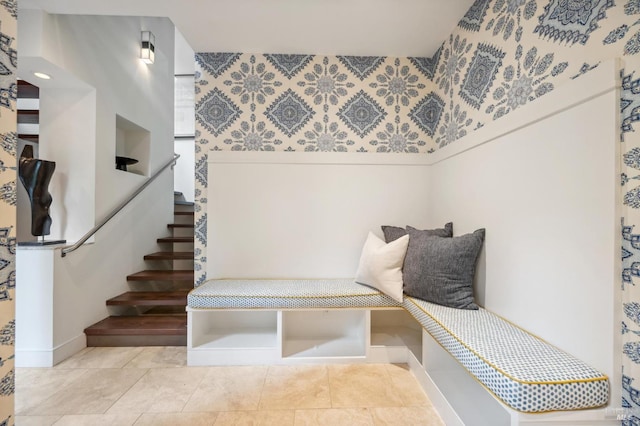 mudroom featuring baseboards
