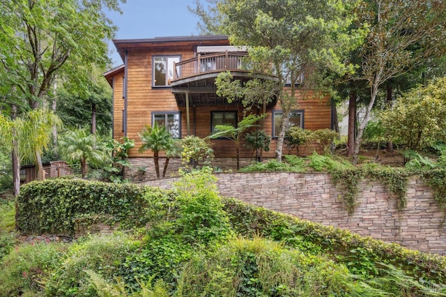 view of front of home