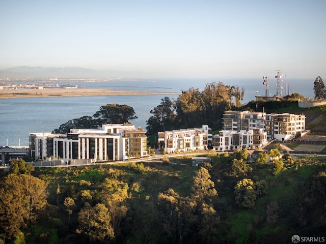 city view with a water view