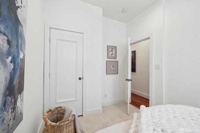 bedroom featuring baseboards