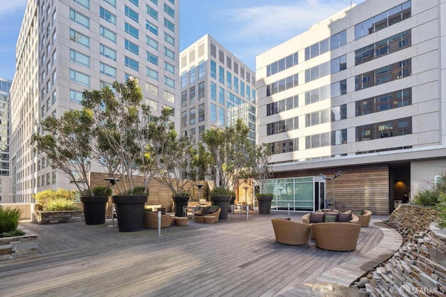 1160 Mission St Unit 2212, San Francisco, CA 94103 - view of wooden deck
