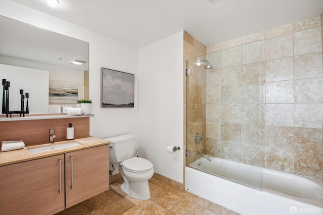 1160 Mission St Unit 2212, San Francisco, CA 94103 - bathroom with vanity, shower / bathtub combination, and tile patterned flooring