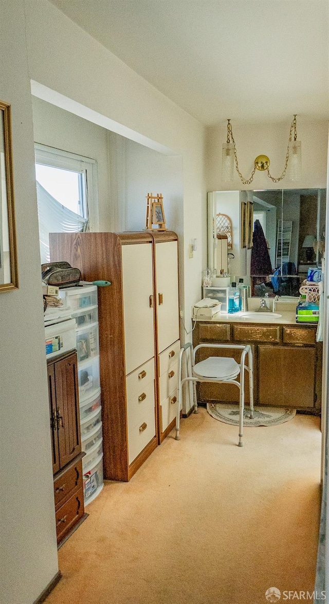 bathroom with a sink