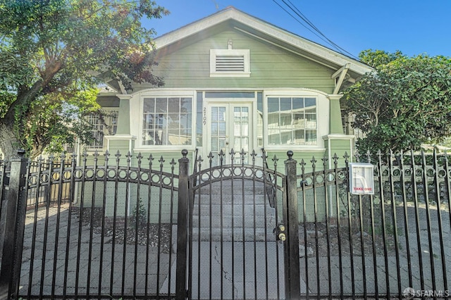 view of front of home