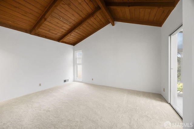 521 Ridgeview Ct, Pleasant Hill, CA 94523 - carpeted spare room with wood ceiling