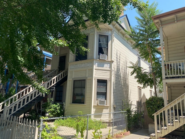 view of property exterior featuring cooling unit