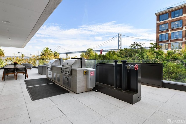 view of patio / terrace featuring area for grilling